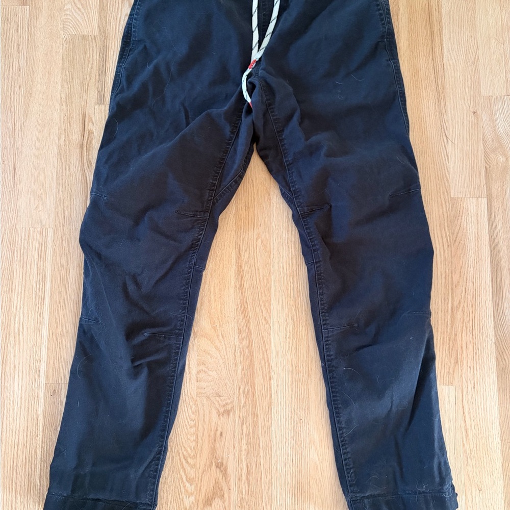 Topo Designs Dirt Pants, Black, Size S